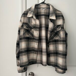 Steve Madden Plaid Utility Shacket